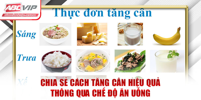Cách Tăng Cân Hiệu Quả: Mẹo Chăm Sóc Sức Khỏe Từ Chuyên Gia 1 Chia sẻ cách tăng cân hiệu quả thông qua chế độ ăn uống